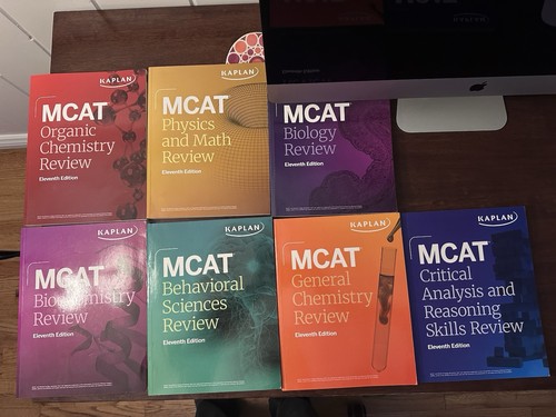Kaplan mcat review book set - kaplan,